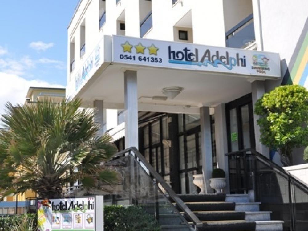 Hotel Adelphi Riccione Exterior foto